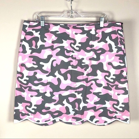 Golftini Pants - Golftini Skort pink camo print